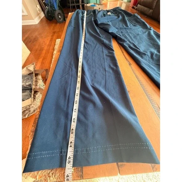 Carhartt Force Scrub cross flex pants scrub bottoms navy blue Tall 2xl - Picture 5 of 12